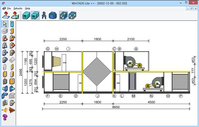 WinTADs adding vestibules and selection unit