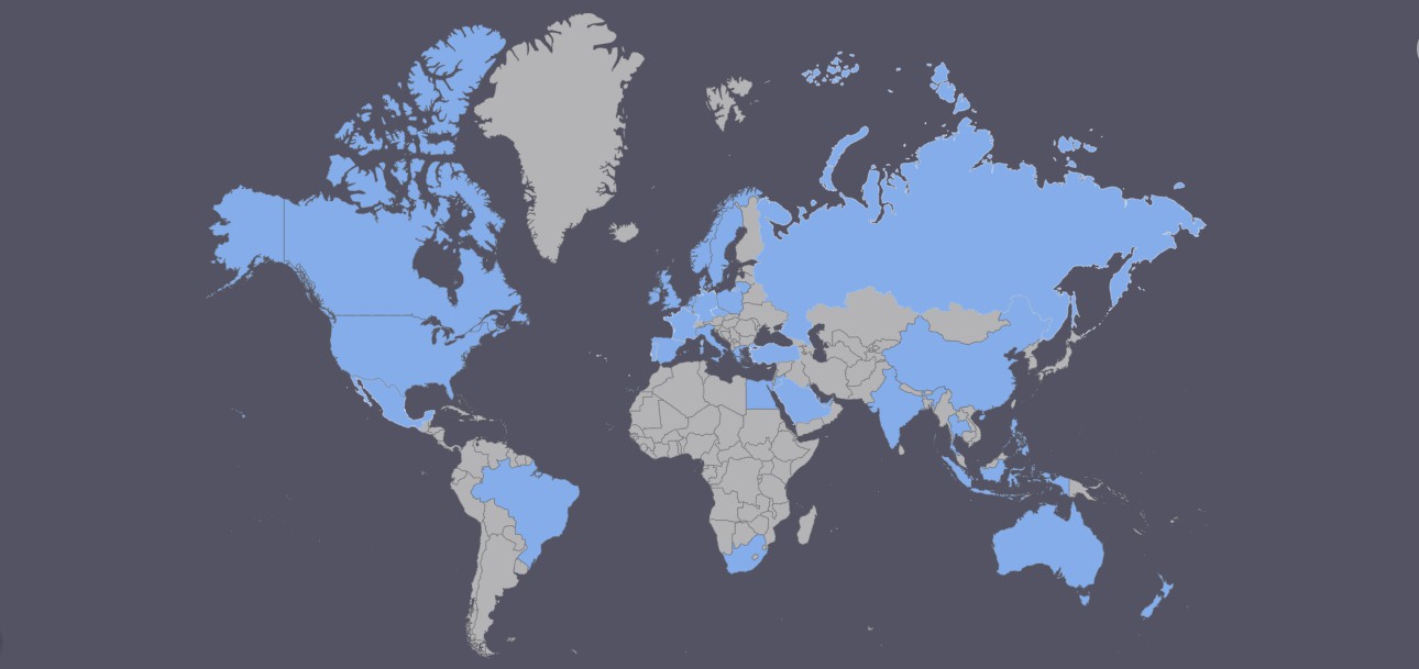 clientmap Trusted internationally client map